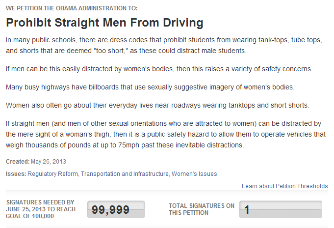 femmenatic:  kurtcopay:  our-lady-of-misandry:  orgy-of-nerdiness:  Petition  this
