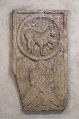 Relief ofAgnus Dei and Cherub, ca. 1140–50, Metropolitan Museum of Art: CloistersThe Cloisters Colle