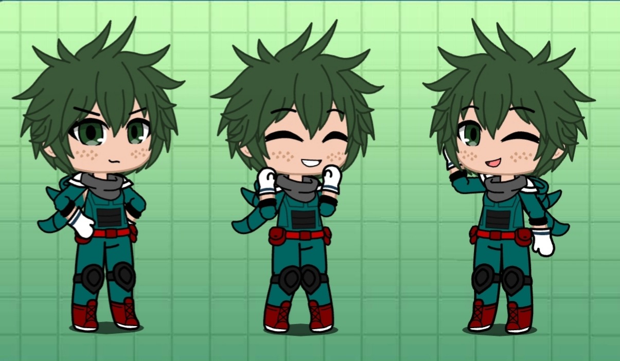 Deku Gacha Life Outfit - Windy Wallpaper