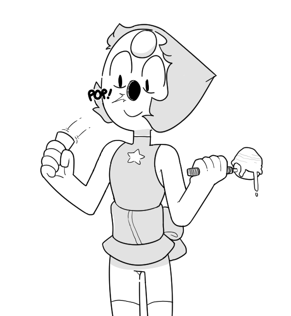 eat your icecream steven, pearl nose best.