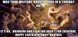 hodgepodgeofapineymind:  moosemarine:  my89rc:  Happy Birthday @moosemarine  Happy birthday to you too brother. Semper Fi Marine. And to all my other Marine brethren happy birthday Marine Corps … oohrah yut yut kill   @mossyoakmaster  Happy birthday