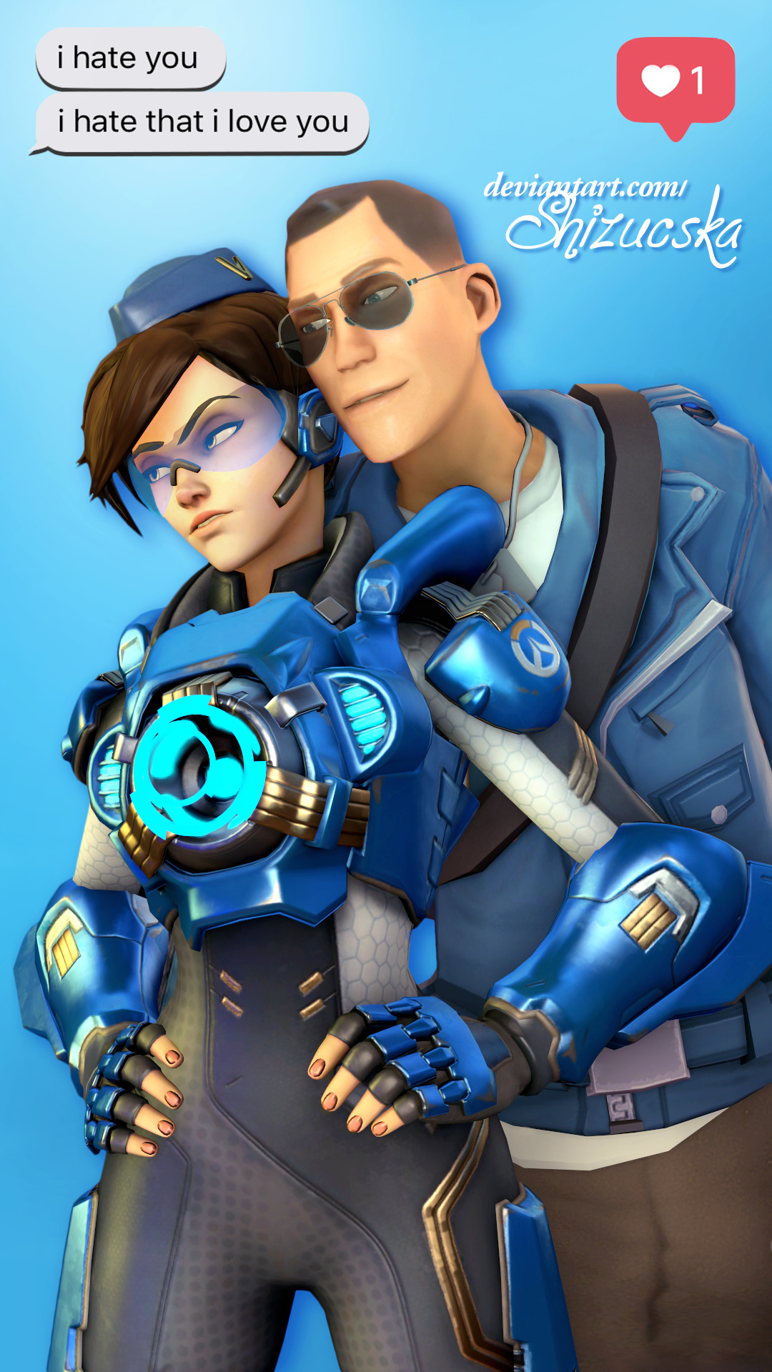 SHIZUCSKA — My newest work: Tracer x Scout =) My pictures