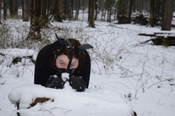 the-cutest-puppy:  Puppy Snow Day!