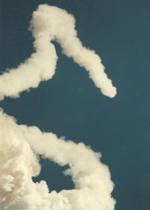 XXX humanoidhistory: The Challenger disaster, photo