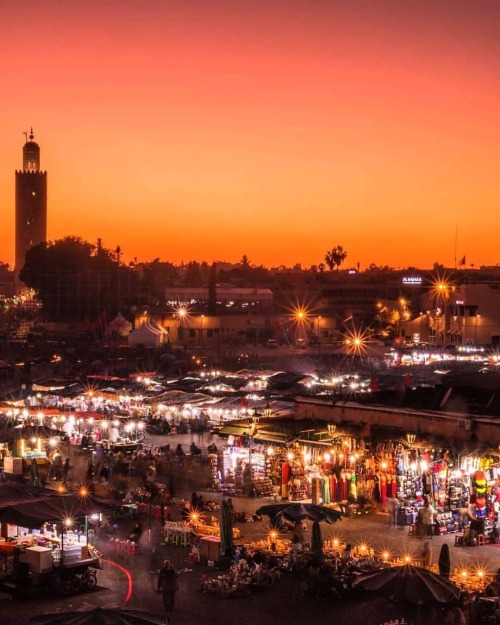 Beautiful Sunset from Marrakech the red city ❤️ . . tag your friend follow us @moroccotravel.guide