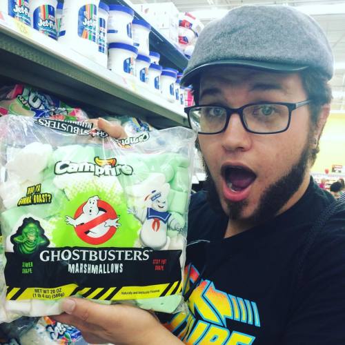 Who you gonna call? #ghostbusters #marshmallows #film #movie #gb2016 #food #walmart #yum #funtimes (