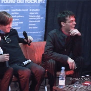Interpol At La Route Du Rock, 2002, During A Press Conference.