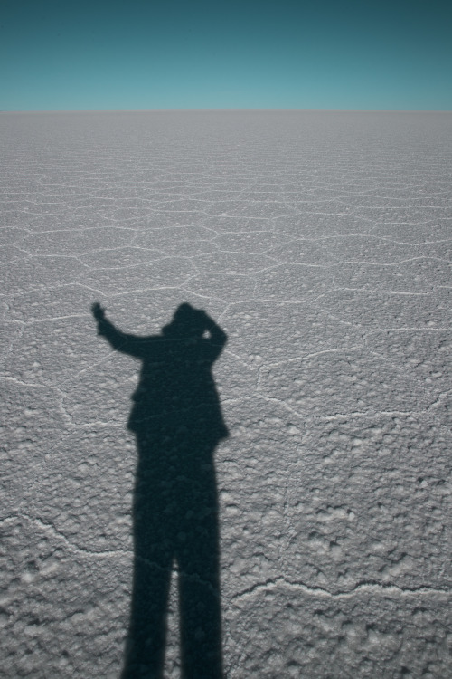 deep in the salt flats of bolivia - june 2019