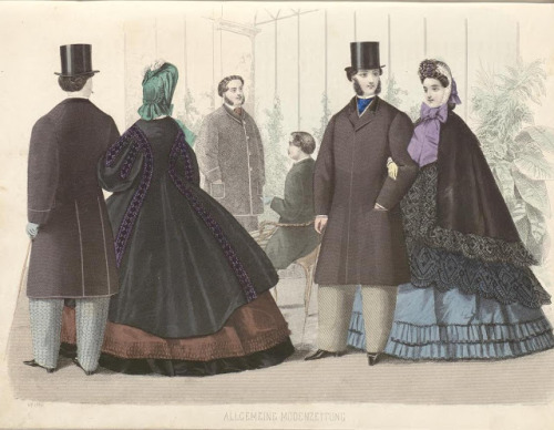 zeehasablog: Fashion plate from Allgemeine Moden-Zeitung, 1862.