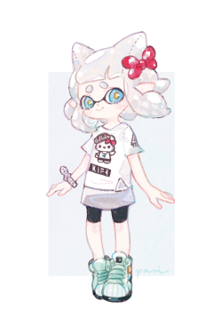 litli-fugl: SPLATʘʘN x SANRIO！イカキティちゃん