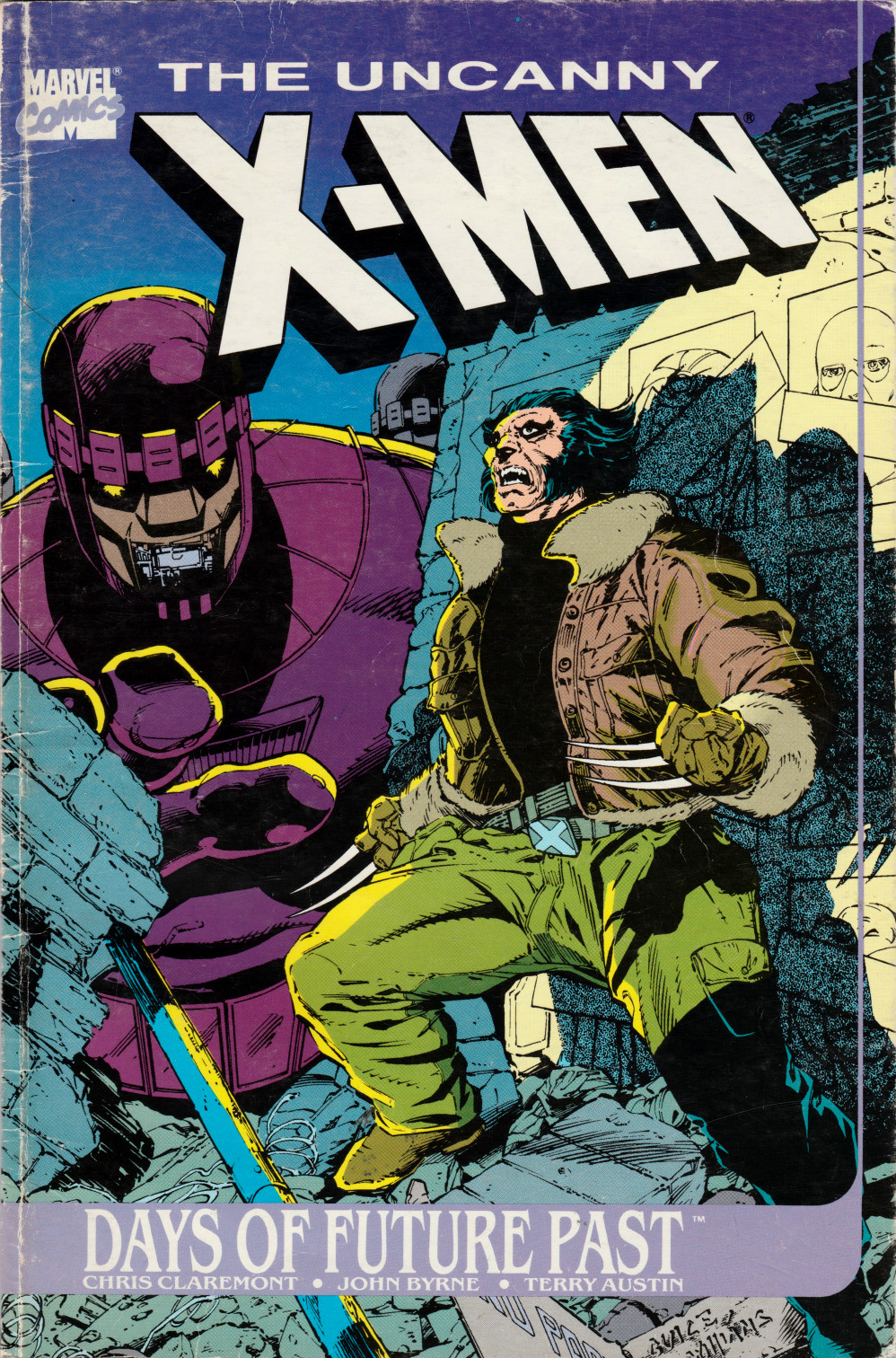 The Uncanny X-Men: Days of Future Past (Marvel Comics, 1991). Cover art by Jackson