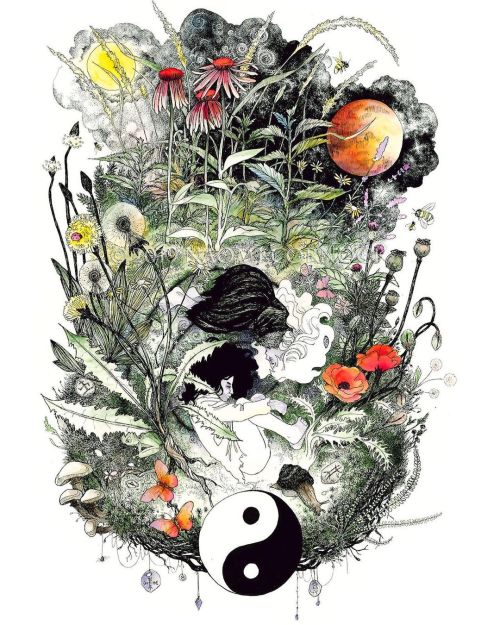 Healing Herbs- I love this piece so much, a dedication to balance and harmony, and another image cre