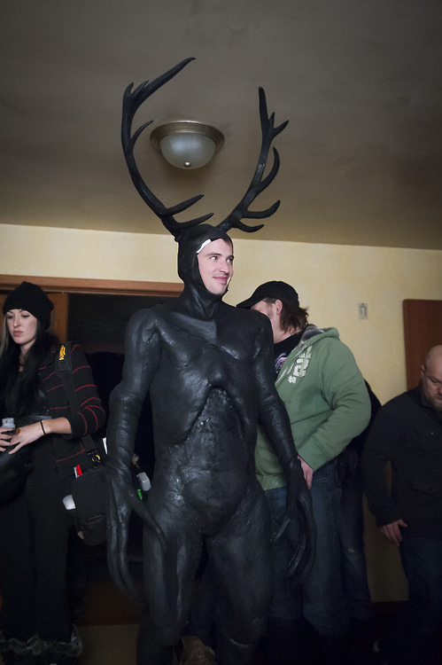 #MonsterSuitMonday The wendigo from “Hannibal” (tv series). I’m not sure which is 