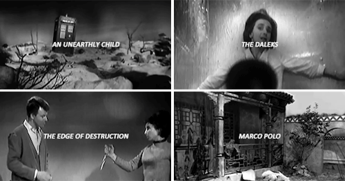 timeandspacegifs:First Doctor Serials