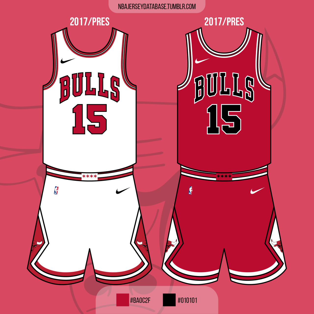 NBA Jersey Database — Chicago Bulls 