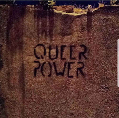 queergraffiti:found by a canal in Galway, Irelandsee more “queer power” graffiti