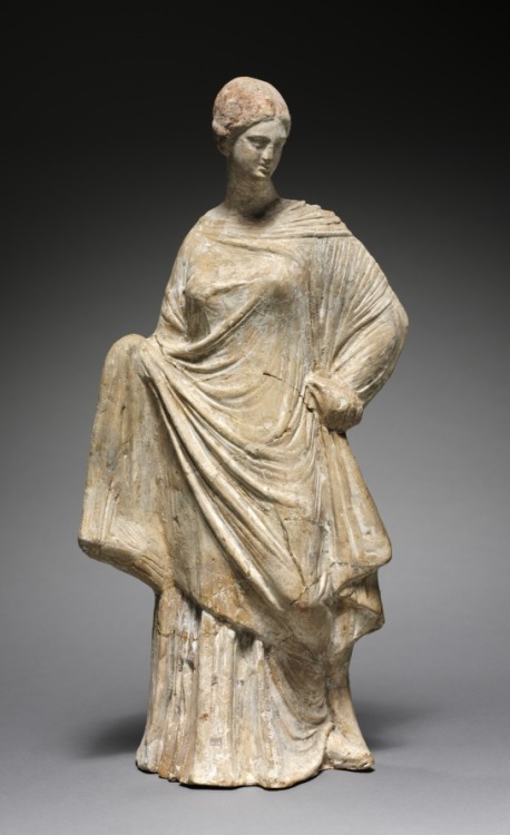 Figurine of Standing Woman, 200s BC, Cleveland Museum of Art: Greek and Roman ArtSize: Overall: 39.1