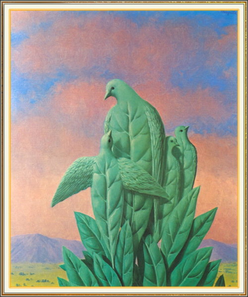 The Natural Graces by Rene Magritte (1963)