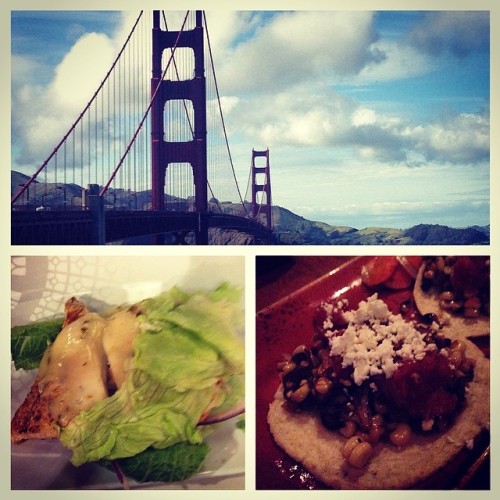 No workout yesterday, but went to San Francisco. Walked the Golden Gate Bridge, as well as many othe