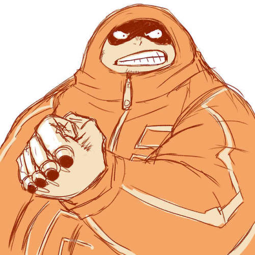 dyemelikeasunset: today’s warm-up, more Fatgum being fat like he should be!