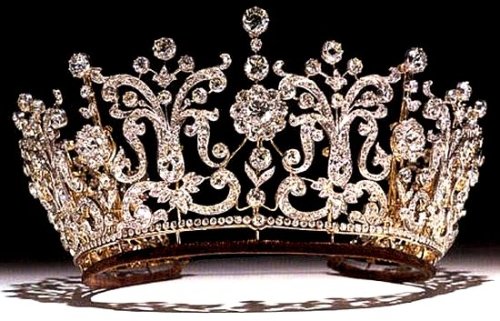 uilasharryfanfiction:  From top, The Girl’s of Great Britain and Ireland Tiara (with base, left, without base, right), The Fife Tiara, The Grand Duchess Vladamir Tiara (with pearls, left, with emeralds, right), The Poltimore Tiara, The Strathmore Rose