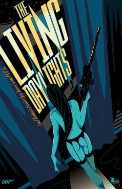thepostermovement:  The Living Daylights by Mike Mahle 