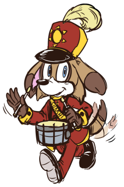 marching band dog