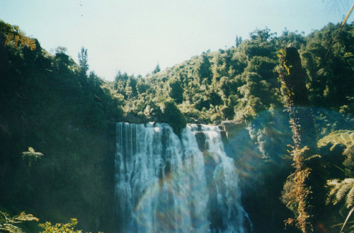 picturerandom:  Marokopa Falls by Kate Adams 1993 on Flickr.