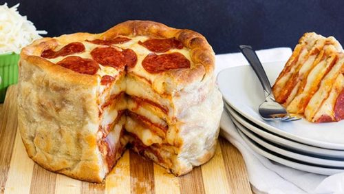 archiemcphee:  Today is an awesome day. Remember that mouthwatering pizza cake by Boston Pizza that we posted about a few months ago? Of course you do, we’ve all been dreaming about it ever since. Well there must be a fairy godmother over at Pillsbury,
