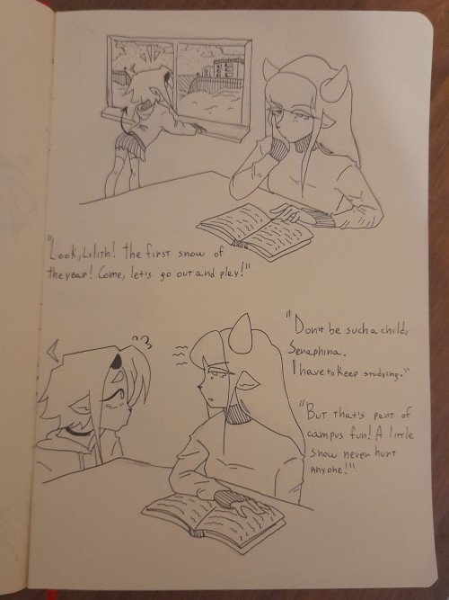 AAH! I'm So Happy To Have Finished A Comic Strip! I Love It So Much, I Can't Help But Adore My Ocs! Ehe..