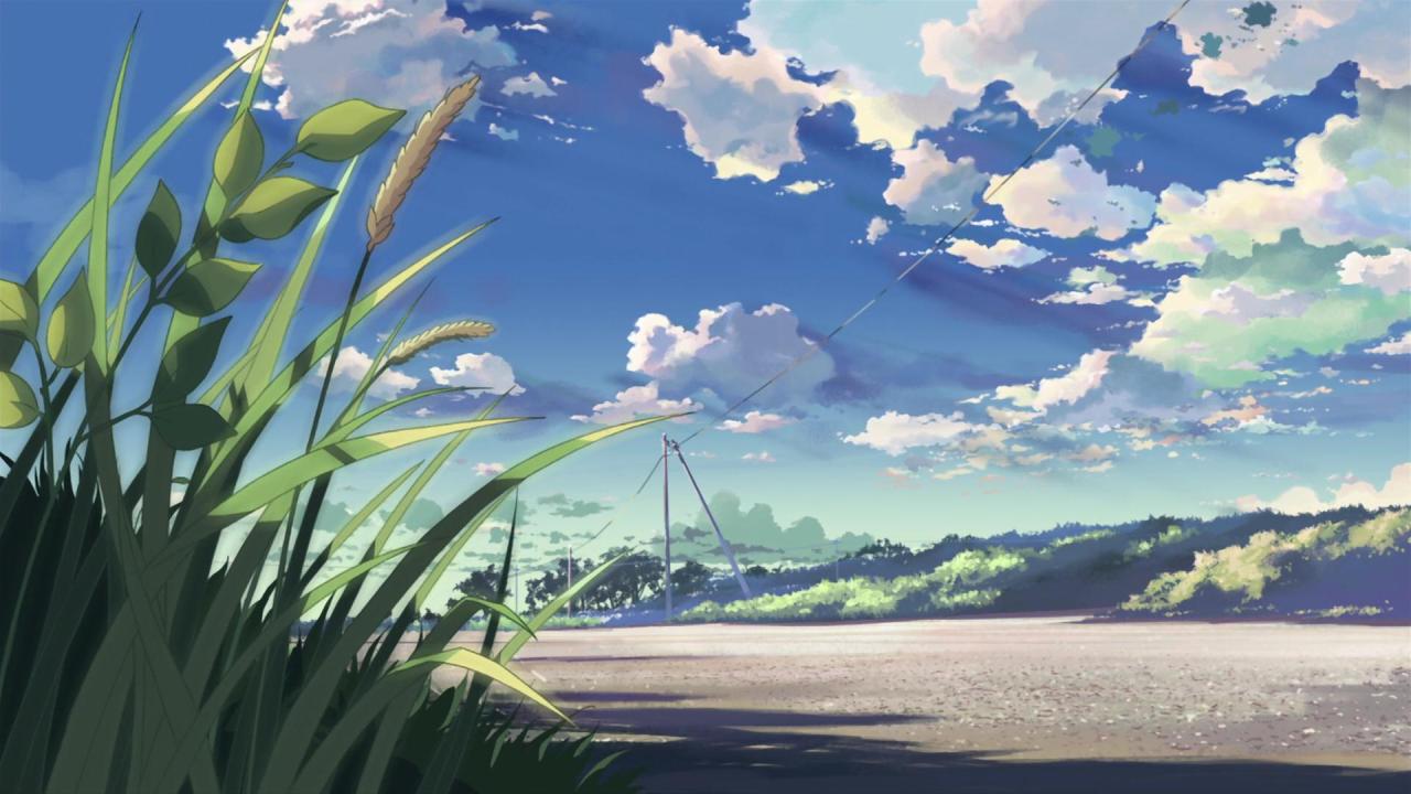 anime-backgrounds:  5 Centimeters Per Second. Directed by Makoto Shinkai. Created