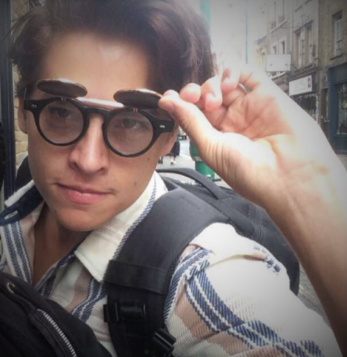 alwayschach-sprouseblog:  Cole is so fucking sexy with glasses 