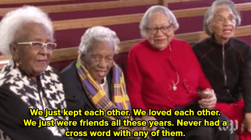 fetsey:  nipsndnaps:  micdotcom:  Watch: These four friends met at the end of World