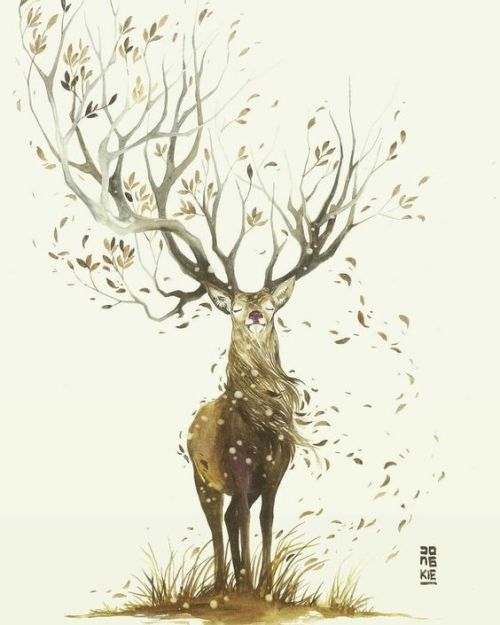 OFF Internet, ON Nature.Illustration by Jongkie.