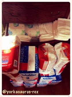 yorkasaurus-rex:  I think I’m gonna need another drawer…. 😳☺️🍼🍼 