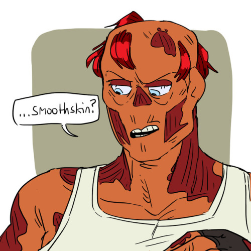 sillyandquiteawkward:havent drawn the meaty bouncer in a while