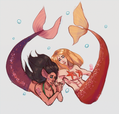  Catradora mermaids My prompt for mermay month! Only a week is left for final season!!! 