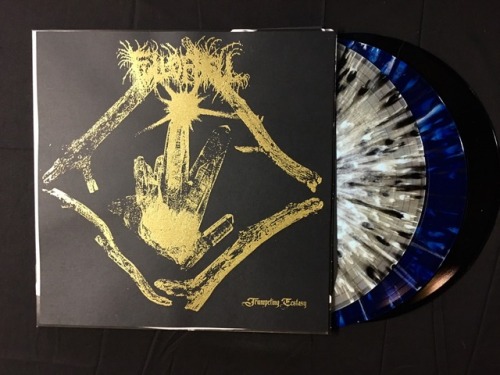 The &ldquo;Golden Light&rdquo; Edition of Trumpeting Ecstasy. Hand numbered and hand screen 