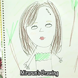 setsunairo: Members were to draw Haru doing this pose..    So first, we have the