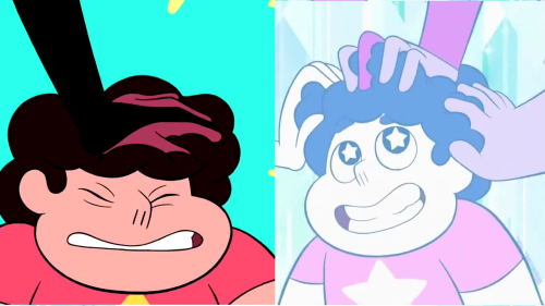 love-takes-work: The Garnet head pat. Not just for Steven anymore. 