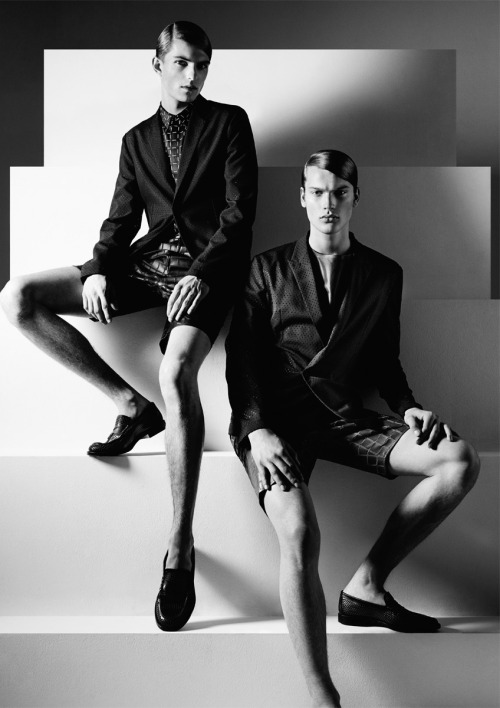  Guerrino Santulliana & Felix Hermans | Essential Homme, April 2014 | Ph: Rasmus Mogensen 