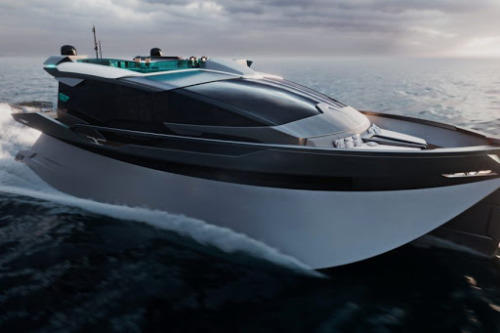 Trimonoran Yacht Concept “Escalade”,Designer: Baran Akalin,Hull developed by Anwigema,Interior Desig