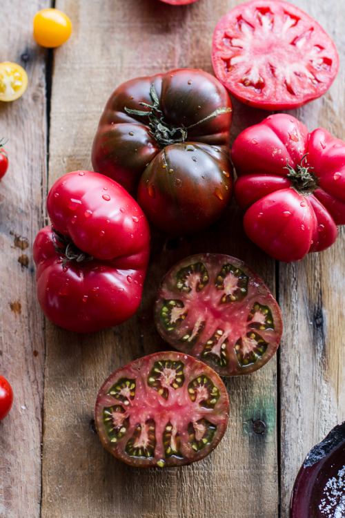 Sex foodffs:  Caramelized Corn and Heirloom Tomato pictures