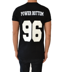 tooqueerclothing:  POWER BOTTOM CREW NECK
