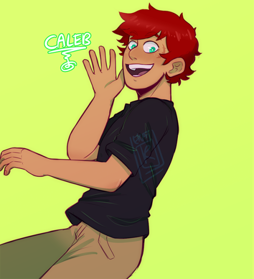 notllorstel:FebruarOC - Day 3C is for Caleb PaigeOne of my oldest OCs from one of my oldest stories 