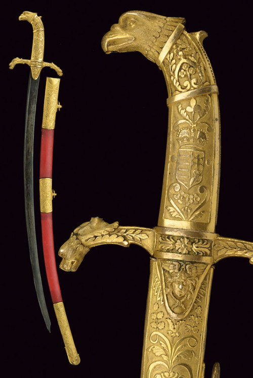 Austro-Hungarian officer’s saber, early to mid 19th century.from Czerny’s International Auction Hous