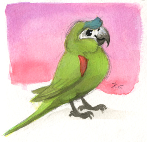 onyxserpent:AND Inktober wrap-up time!  I did a bunch of parrots as my last set (minus the FR dragon