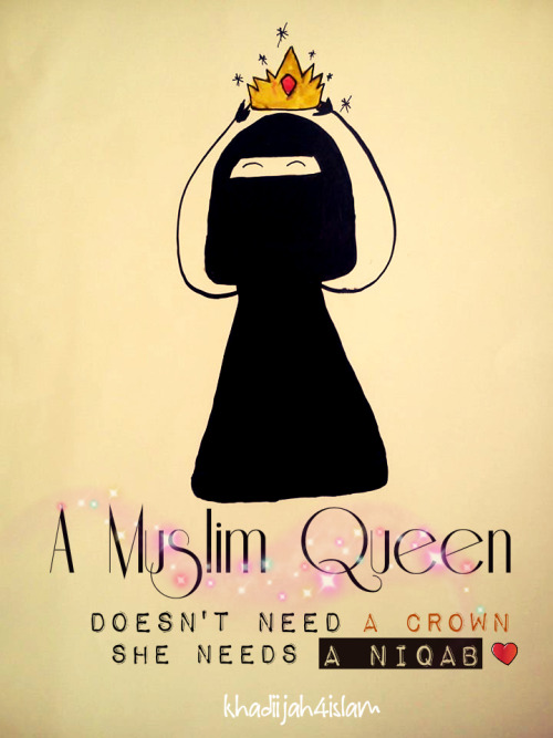 khadiijah4islam: Queen by my niqab ^_^