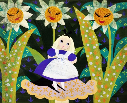 Alice In Wonderland - Concept Art By Mary Blair (1951)