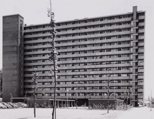 Apartment Building (1965) in Amsterdam, the Netherlands, by Tol, Noordhoek & De Ruyter